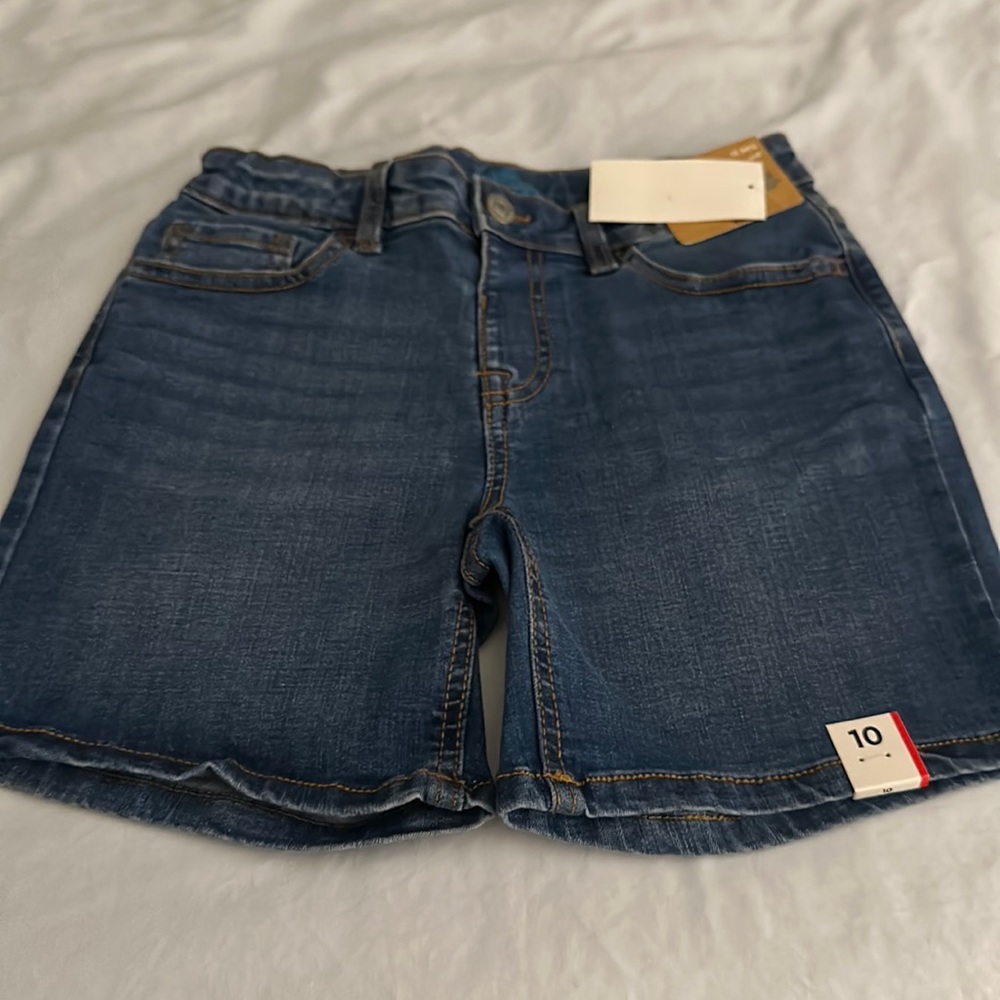 Girls 10 MIDI Shorts Denim NWT
